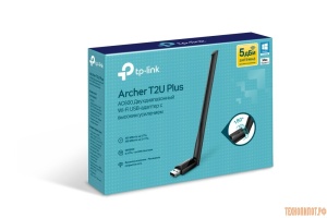 TP-Link Archer T2U PLUS AC600 Двухдиапазонный Wi-Fi USB-адаптер высокого усиления в Ставрополе, доставка, гарантия. фото 4 TP-Link Archer T2U PLUS AC600 Двухдиапазонный Wi-Fi USB-адаптер высокого усиления в Ставрополе, доставка, гарантия. фото 4