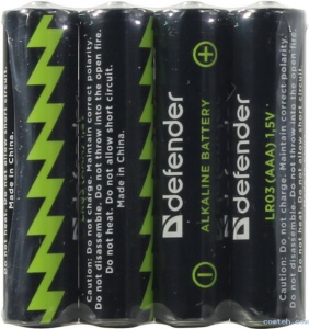 Defender LR03-4F AAA, в пленке 4шт (56001) в Ставрополе, доставка, гарантия. Defender LR03-4F AAA, в пленке 4шт (56001) в Ставрополе, доставка, гарантия.
