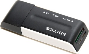 5bites RE2-102BK (RE-102BK) Устройство ч/з карт памяти  USB2.0 / ALL-IN-ONE / USB PLUG / BLACK в Ставрополе, доставка, гарантия.