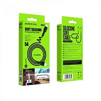 Кабель USB BOROFONE BX31 Silicone USB - Type-C, 3A, 1m, черный в Ставрополе, доставка, гарантия.