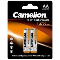 Camelion  AA-2700mAh Ni-Mh BL-2 (NH-AA2700BP2, аккумулятор,1.2В) (2 шт. в уп-ке)  в Ставрополе, доставка, гарантия.