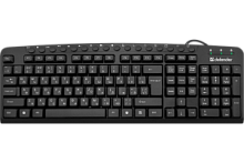  Defender Клавиатура  Focus HB-470 RU  [45470] {Проводная, черный, мультимедиа} в Ставрополе, доставка, гарантия.