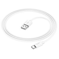 Кабель USB HOCO X87 Magic USB - Type-C, 3A, 1 м, белый в Ставрополе, доставка, гарантия.