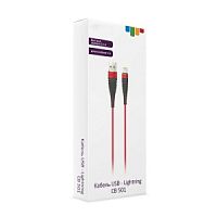 Кабель CBR CB 501 Red, USB to Lightning, 2,1 А, 1 м, цветная коробка в Ставрополе, доставка, гарантия.