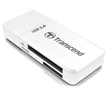USB 3.0 Multi-Card Reader F5 All in 1 Transcend [TS-RDF5W] White в Ставрополе, доставка, гарантия.