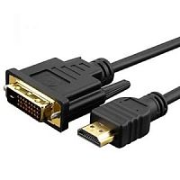 HDMI-DVI-D 19M/19M, single link, экран, позолоченные контакты, 1.8м, черный BXP-CC-HDMI-DVI-018 в Ставрополе, доставка, гарантия.