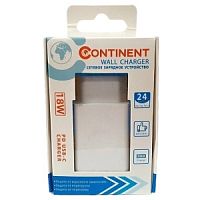 СЗУ Continent 1 TYPE-С 18W Power Delivery 1,5A 12V,  2,0A  9V,  3,0A  5V, белый , PN18-101WT/L в Ставрополе, доставка, гарантия.