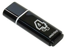 Носитель информации Smartbuy USB Drive 4Gb Glossy series Black SB4GBGS-K в Ставрополе, доставка, гарантия.