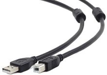 Gembird CCF-USB2-AMBM-10 USB 2.0 кабель PRO  для соед. 3.0м AM/BM  позол.конт., фер.кол., пакет  в Ставрополе, доставка, гарантия.