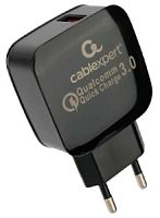 Cablexpert Зарядное устройство MP3A-PC-41 18Вт, 3А, QC3.0, 1xUSB, , черный, пакет в Ставрополе, доставка, гарантия.