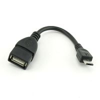 Gembird/Cablexpert A-OTG-AFBM-001 AF/MicroBM, Кабель USB 2.0 OTG  , 0.15м, пакет  в Ставрополе, доставка, гарантия.