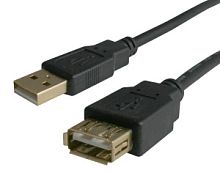 [Кабель] Bion Кабель удлинительный USB 2.0 A-A (m-f), 3м, черный [BXP-CCP-USB2-AMAF-030] в Ставрополе, доставка, гарантия.