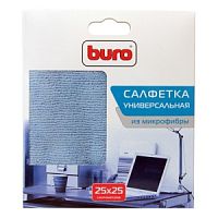 BURO BU-MF [817427] Микрофибра, 25 х 25 см, универсальная, для очистки экранов любого типа, пластико в Ставрополе, доставка, гарантия.