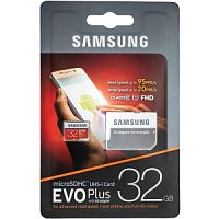 Micro SecureDigital 32Gb Samsung EVO Plus V2 Class 10 MB-MC32GA/RU {MicroSDXC Class 10 UHS-I U1, SD  в Ставрополе, доставка, гарантия.