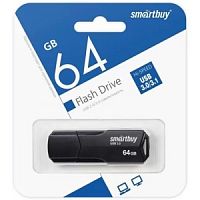Smartbuy USB Drive 64GB CLUE Black (SB64GBCLU-K3) UFD 3.0/3.1 в Ставрополе, доставка, гарантия.