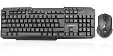 Defender Клавиатура + мышь Jakarta C-805 RU Беспроводной набор, черный, полноразмерный [45805] в Ставрополе, доставка, гарантия.