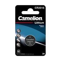 Camelion CR2016 BL-1 (CR2016-BP1, батарейка литиевая,3V) (1 шт. в уп-ке) в Ставрополе, доставка, гарантия.