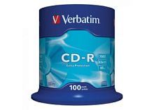 Verbatim  Диски CD-R  100 шт. 48/52-x 700Mb, Cake Box ( 43411) в Ставрополе, доставка, гарантия.