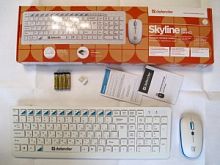Defender Клавиатура + мышь Skyline 895 Nano W White USB [45895] (2.4ГГц, беспроводная) в Ставрополе, доставка, гарантия.