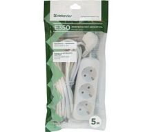Defender Удлинитель E350 5.0 м, 3 розетки [99223], с заземлением в Ставрополе, доставка, гарантия.