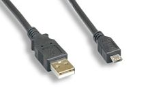 [Кабель] Bion Кабель двухсторонний USB 2.0 - micro USB, dAM/microB 5P, позолоченные контакты, 1м, че в Ставрополе, доставка, гарантия.