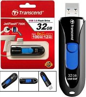 Transcend USB Drive 32Gb JetFlash 790 TS32GJF790K {USB 3.0} в Ставрополе, доставка, гарантия.