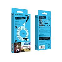 Кабель USB BOROFONE BX31 Silicone USB - Type-C, 3A, 1m, белый в Ставрополе, доставка, гарантия.