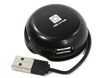 5bites HB24-200BK Концентратор 4*USB2.0 / USB PLUG / BLACK в Ставрополе, доставка, гарантия.