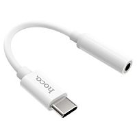 Переходник/Адаптер HOCO LS30 Type-C (m) - Jack 3,5 (f), белый в Ставрополе, доставка, гарантия.
