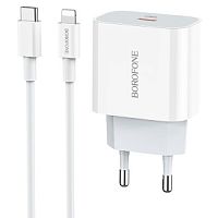 СЗУ BOROFONE BA38A Speedy 1xUSB-C, 3A, 20W, белый в Ставрополе, доставка, гарантия.