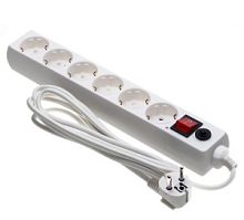 BURO Сетевой фильтр, 6 розеток, 3 метра, (600SH-16-3-W), белый (коробка) {475257} в Ставрополе, доставка, гарантия.