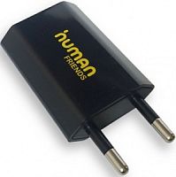 CBR Адаптер Human Friends 220V to USB, Flower, Black, 1000mA в Ставрополе, доставка, гарантия.