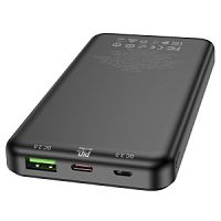 Портативный аккумулятор HOCO J87 Tacker, 3A, 10000 мА ⋅ч, черный в Ставрополе, доставка, гарантия.