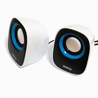 Dialog Colibri AC-06UP BLACK-WHITE {акустические колонки 2.0, 6W RMS, питание от USB} в Ставрополе, доставка, гарантия.