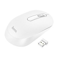 Мышь беспроводная HOCO GM14 Platinum, Bluetooth, белый в Ставрополе, доставка, гарантия.