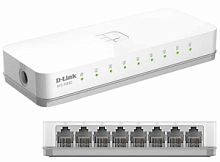 D-Link DES-1008C/B1A Неуправляемый коммутатор с 8 портами 10/100Base-TX и функцией энергосбережения в Ставрополе, доставка, гарантия.