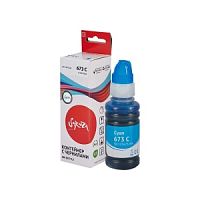 Sakura C13T67324A (673 C) контейнер с чернилами для Epson, голубой, 5400 к., 70 мл.