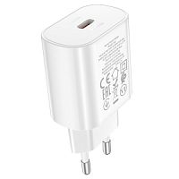 Сетевое зарядное устройство HOCO N22 Jetta 1xUSB-C, 25W, белый в Ставрополе, доставка, гарантия.